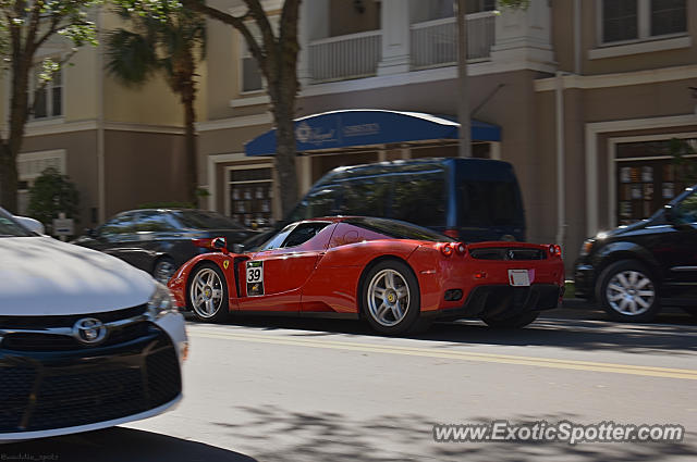 Ferrari Enzo spotted in Celebration, Florida