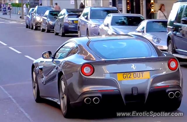 Ferrari F12 spotted in London, United Kingdom