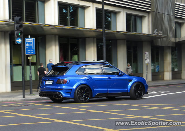 Bentley Bentayga spotted in London, United Kingdom
