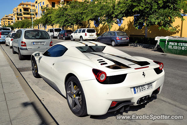 Ferrari 458 Italia spotted in San Pedro, Spain