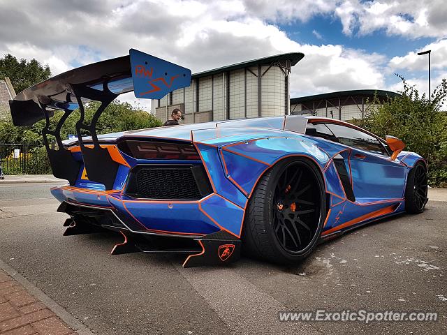 Lamborghini Aventador spotted in Greater London, United Kingdom
