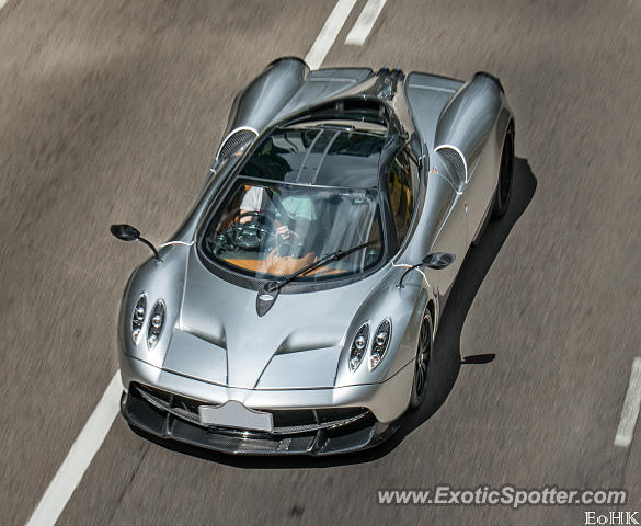 Pagani Huayra spotted in Hong Kong, China