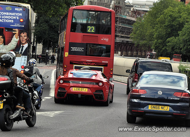 Ferrari F12 spotted in London, United Kingdom