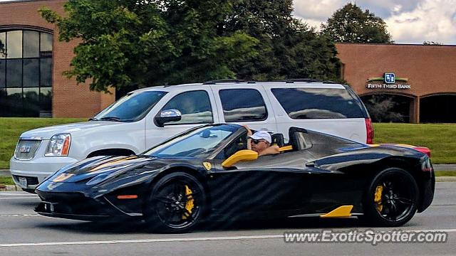 Ferrari 458 Italia spotted in Dublin, Ohio