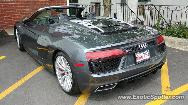 Audi R8 spotted in Needham, Massachusetts