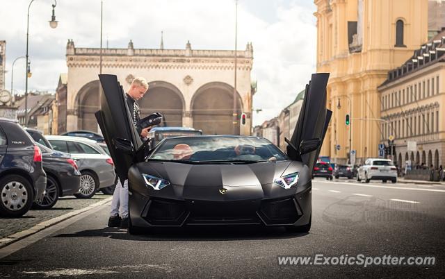 Lamborghini Aventador spotted in Munich, Germany