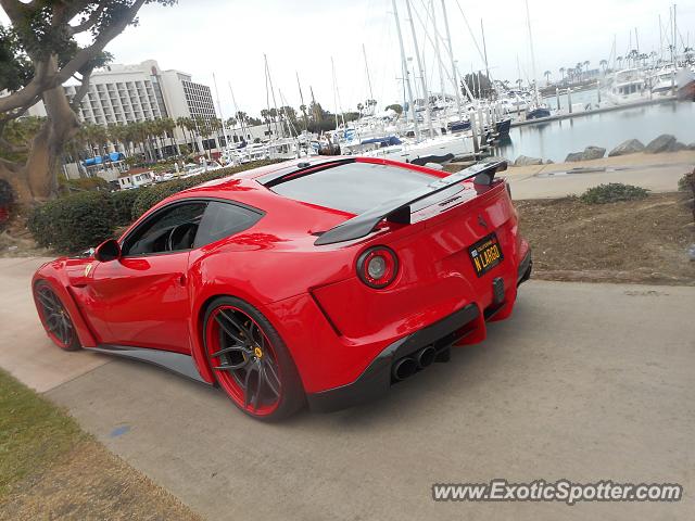 Ferrari F12 spotted in San Diego, California