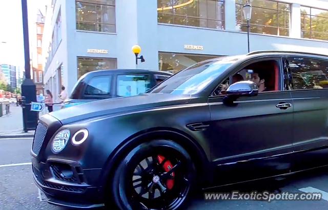 Bentley Bentayga spotted in London, United Kingdom