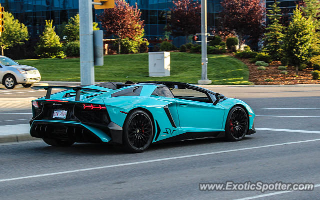 Lamborghini Aventador spotted in Calgary, Canada