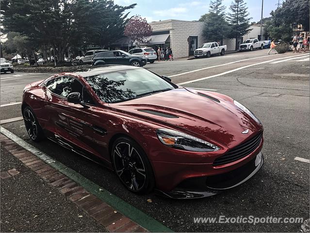 Aston Martin Vanquish spotted in Carmel, California