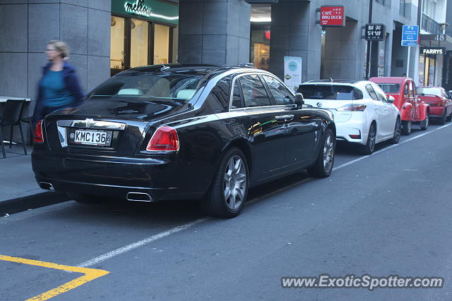 Rolls-Royce Ghost spotted in Auckland, New Zealand