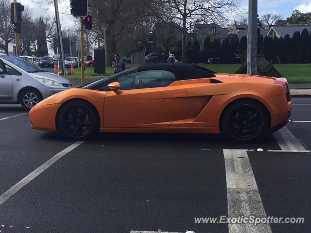 Lamborghini Gallardo spotted in Ponsonby, New Zealand