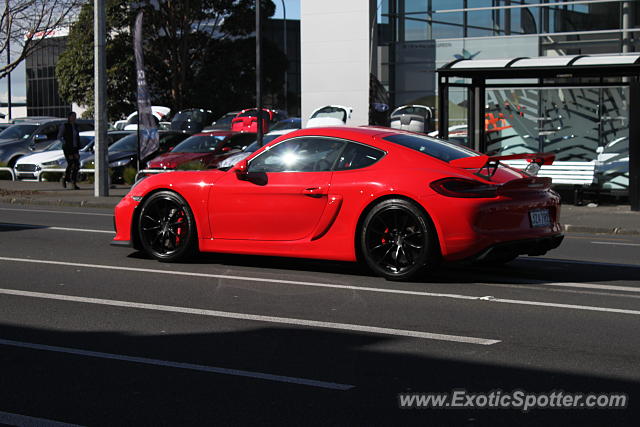 Porsche Cayman GT4 spotted in Auckland, New Zealand