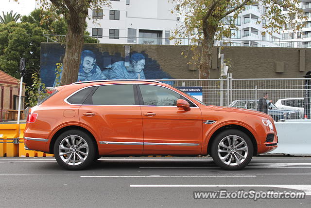 Bentley Bentayga spotted in Auckland, New Zealand