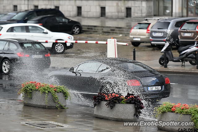 Bentley Continental spotted in Warsaw, Poland