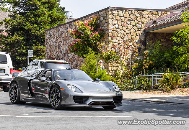 Porsche 918 Spyder spotted in Carmel, California