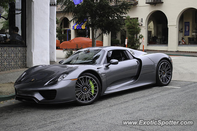 Porsche 918 Spyder spotted in Carmel, California