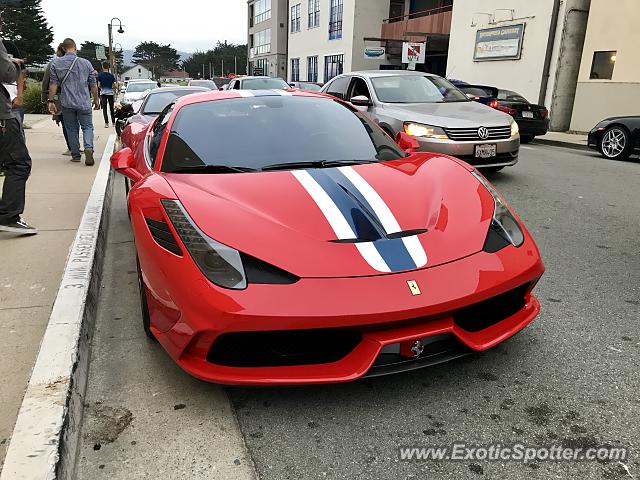 Ferrari 458 Italia spotted in Monterey, California