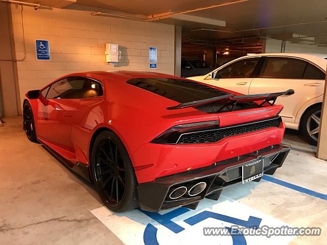 Lamborghini Huracan spotted in Monterey, California