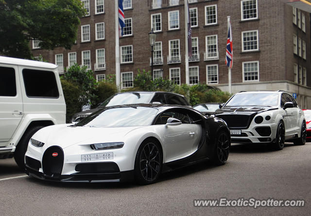 Bugatti Chiron spotted in London, United Kingdom