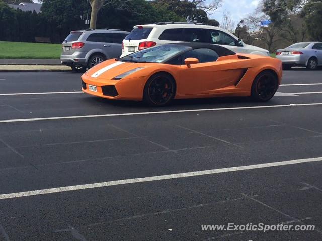 Lamborghini Gallardo spotted in Auckland, New Zealand