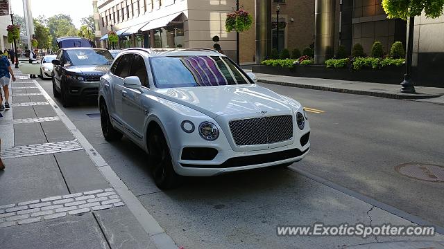 Bentley Bentayga spotted in Boston, Massachusetts