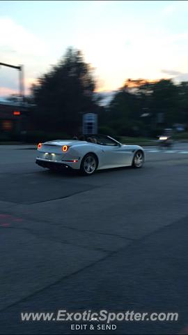 Ferrari California spotted in Portsmouth, New Hampshire