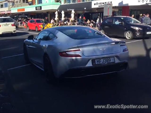 Aston Martin Vanquish spotted in Auckland, New Zealand
