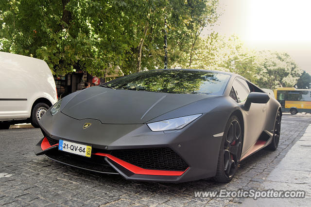 Lamborghini Huracan spotted in Lisbon, Portugal