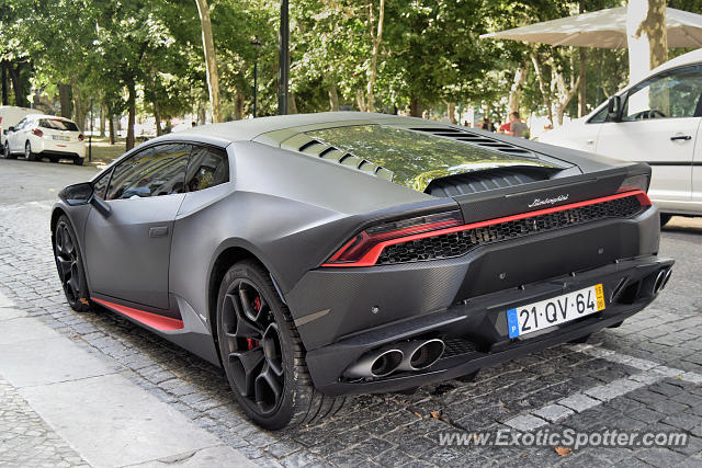 Lamborghini Huracan spotted in Lisbon, Portugal