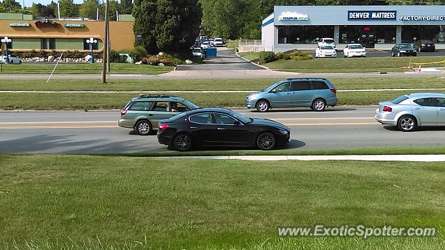 Maserati Ghibli spotted in Grand Rapids, Michigan