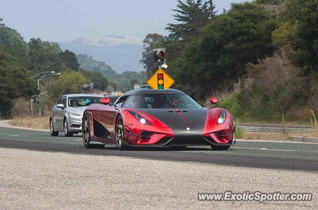 Koenigsegg Regera spotted in Carmel Valley, California