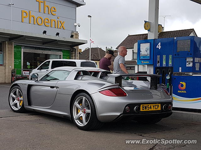 Porsche Carrera GT spotted in Ballymena, United Kingdom