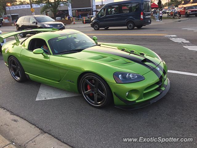 Dodge Viper spotted in Birmingham, Michigan