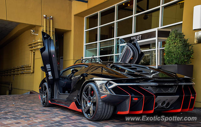 Lamborghini Centenario spotted in Monterey, California
