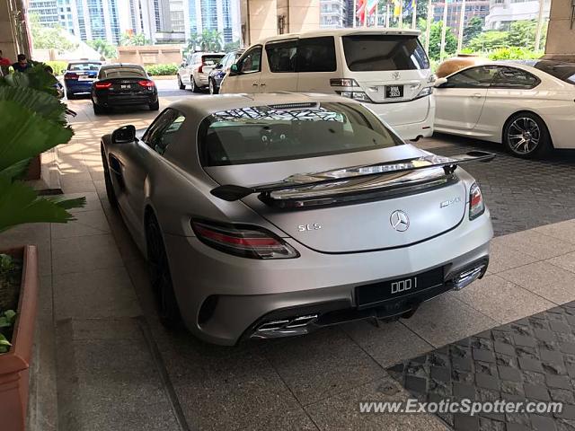 Mercedes SLS AMG spotted in Puchong, Malaysia
