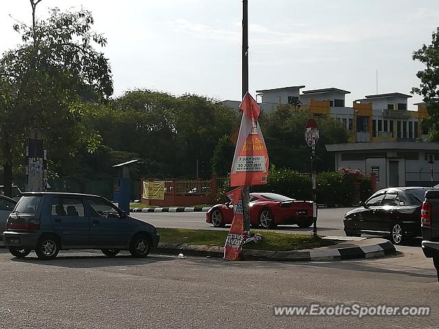 Ferrari 458 Italia spotted in Puchong, Malaysia