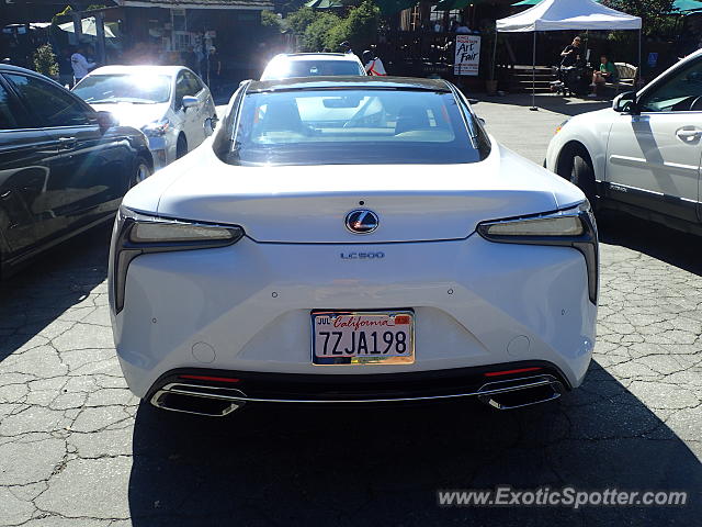 Lexus LC 500 spotted in Woodside, United States
