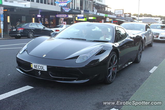 Ferrari 458 Italia spotted in Auckland, New Zealand