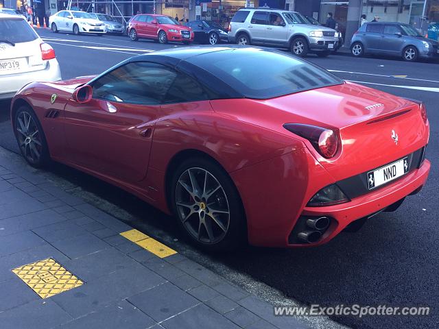 Ferrari California spotted in Auckland, New Zealand