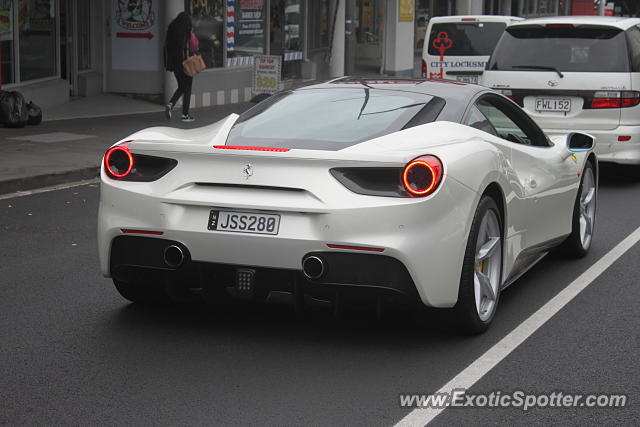 Ferrari 488 GTB spotted in Auckland, New Zealand