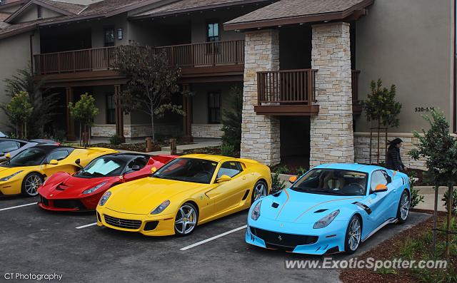 Ferrari F12 spotted in Pebble Beach, California