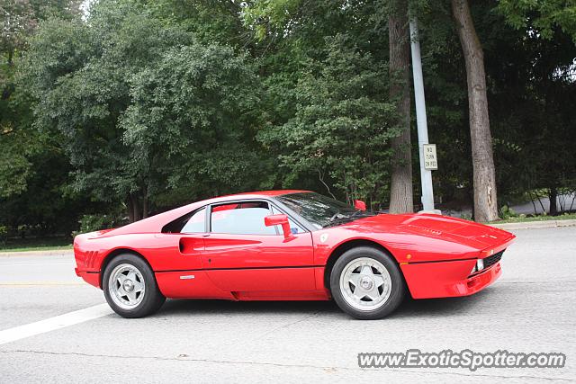 Ferrari 288 GTO spotted in Lake Forest, Illinois