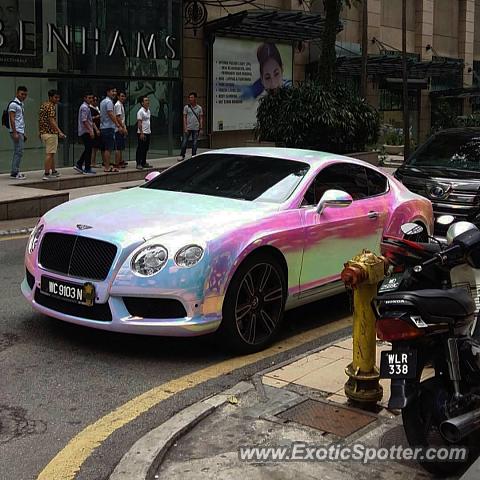 Bentley Continental spotted in Kuala Lumpur, Malaysia