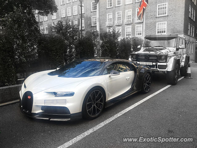 Bugatti Chiron spotted in London, United Kingdom