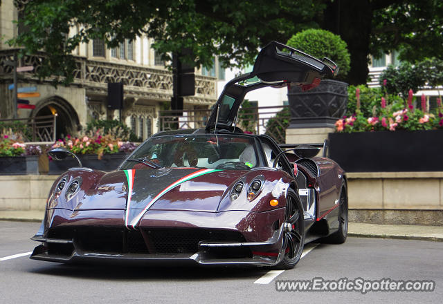 Pagani Huayra spotted in London, United Kingdom