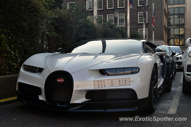 Bugatti Chiron spotted in London, United Kingdom