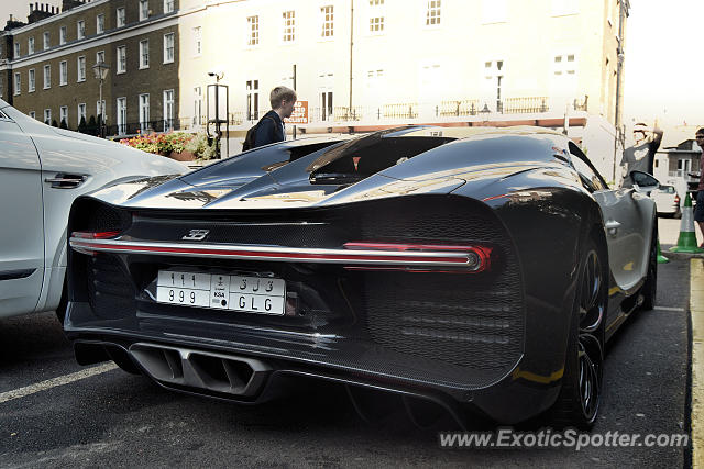 Bugatti Chiron spotted in London, United Kingdom