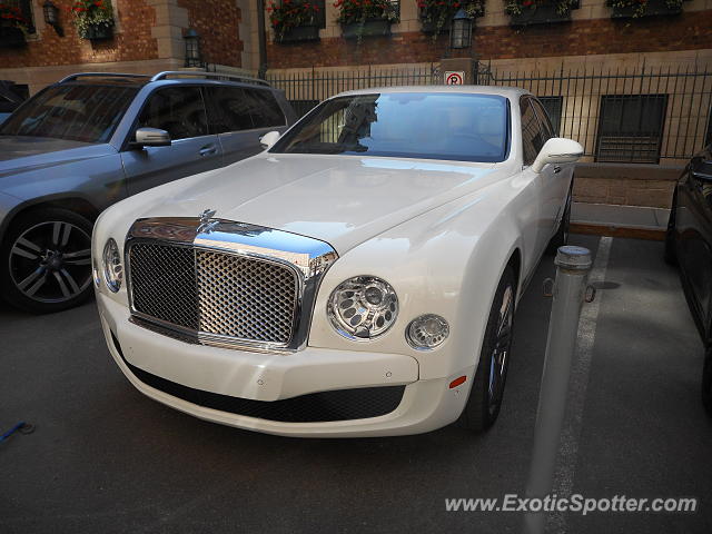 Bentley Mulsanne spotted in Quebec, Canada