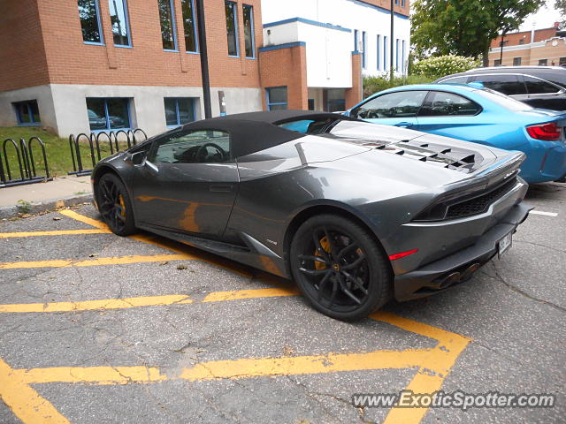 Lamborghini Huracan spotted in Quebec, Canada